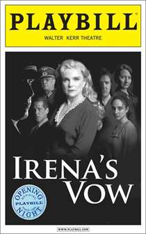 Irenas Vow Limited Edition Official Opening Night Playbill 